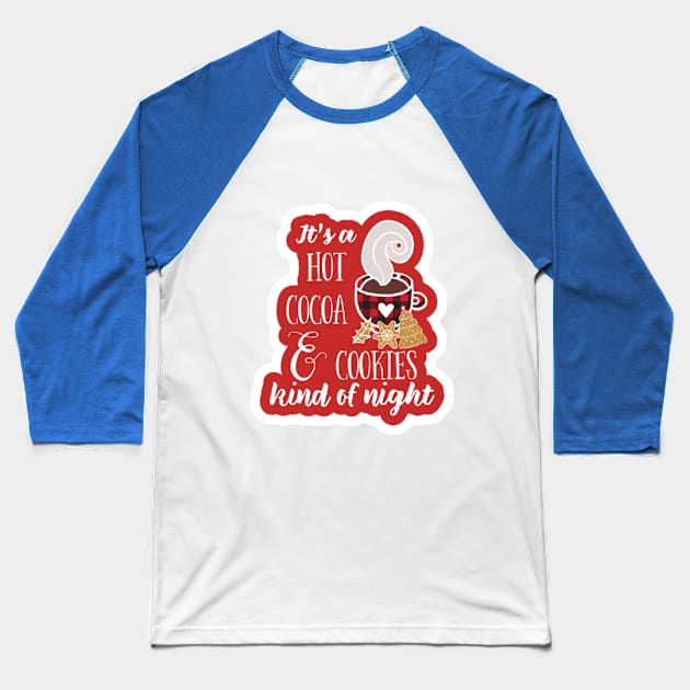 Christmas hot chocolate Baseball T-Shirt by nour-trend